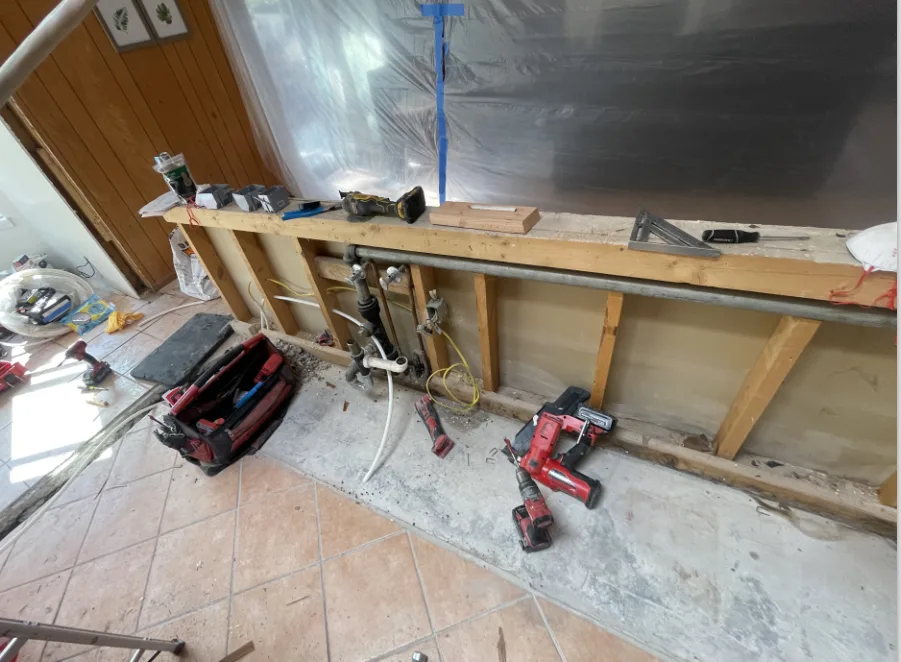 From the work in progress to the welcoming space. · Photo 7