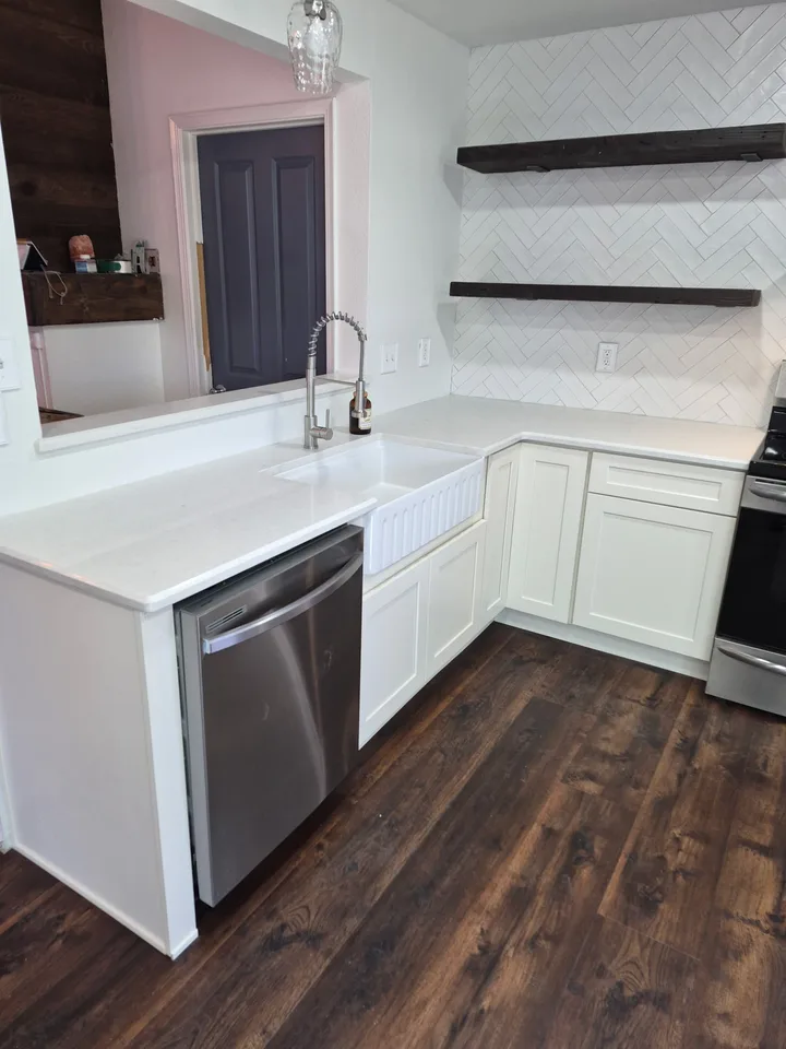 A bright corner of the kitchen