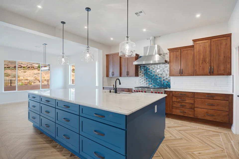 A finished Full Measure kitchen